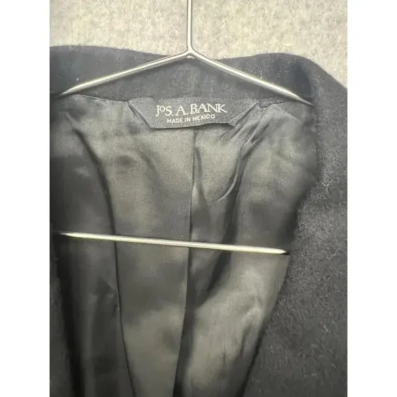 Jos A Bank 100% Cashmere Blazer Jacket Mens 46L Gordon Classic Formal